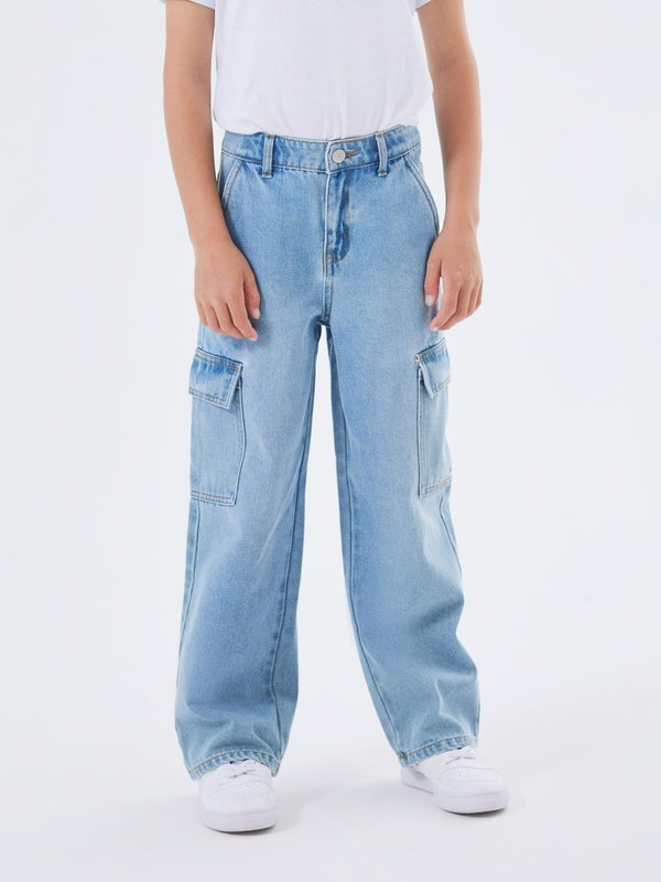NKFROSE WIDE - Flared Jeans