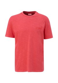 s.Oliver MIT LABEL - T-Shirt basic - hellorange