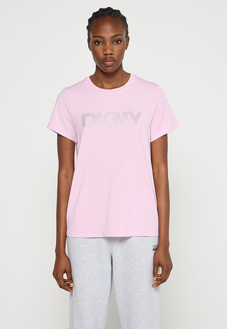 DKNY Sport T-shirt print roze