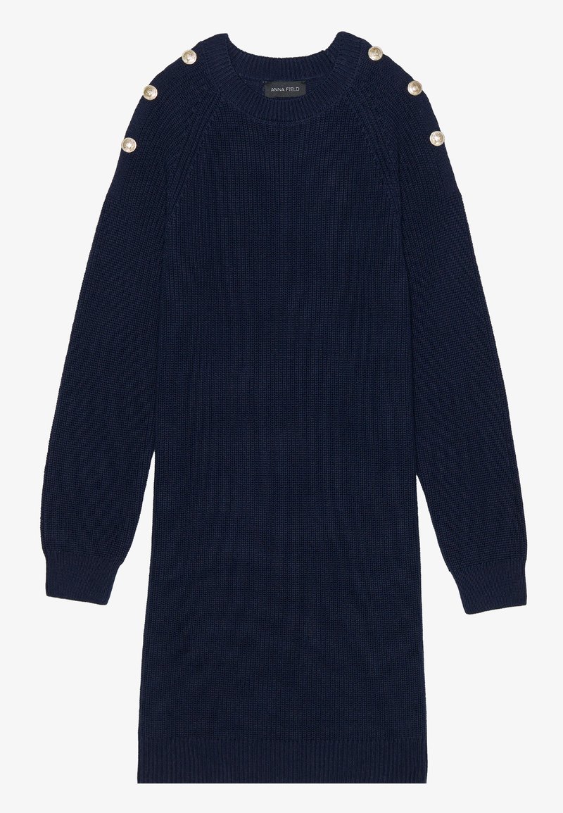 Anna Field Gebreide jurk donkerblauw Anna Field Gebreide jurk donkerblauw