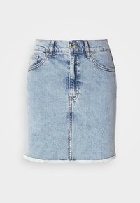 SKIRT - Minisukně - light blue denim