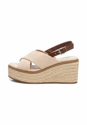 Sandalias de tacón - beige