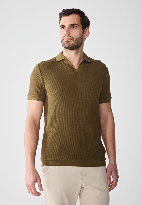 Polo shirt - dark olive