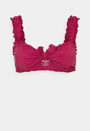 Frankies Bikinis COLBY - Bikini felső - bordeaux