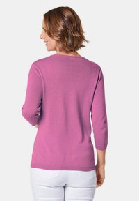 GOLDNER UNKOMPLIZIERTER MIT V-AUSSCHNITT - Maglione - mauve