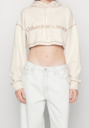 Felpa con cappuccio - off-white