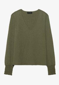 Langarmshirt - khaki