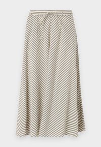 CRINKLE MIDI SKIRT - A-linjainen hame - black