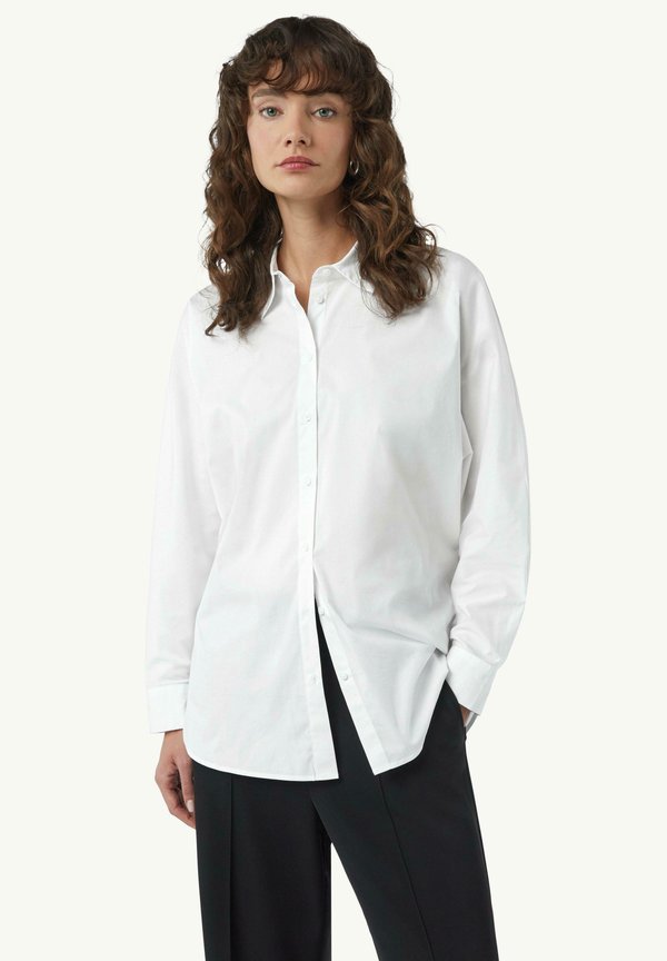 FEINE MIT UND FLEDERMAUSÄRMELN - Hemdbluse - weiß