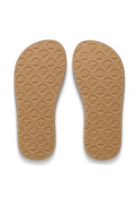 Beżowe wkładki z teksturowaną powierzchnią z okrągłymi wzorami i akcentami z logo, zaprojektowane dla wygody i wsparcia.