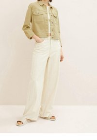 TOM TAILOR Giacca di jeans - mottled olive