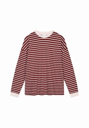 VENETIA STRIPED  - Långärmad tröja - cherrywood