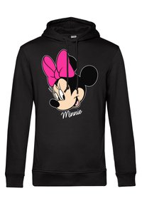 Disney DISNEY CLASSIC MICKEY MINNIE BIG FACE - Jersey con capucha - black