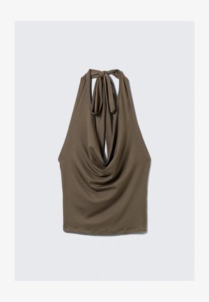 Weekday WATERFALL DRAPE HALTER - Top - mole