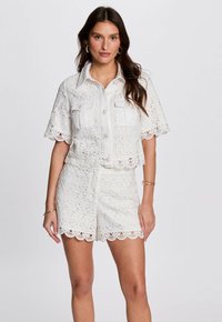 Morgan - SHORT-SLEEVED  - Button-down blouse - blanc Thumbnail Image 1