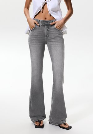 PULL&BEAR Bootcut jeans - light grey