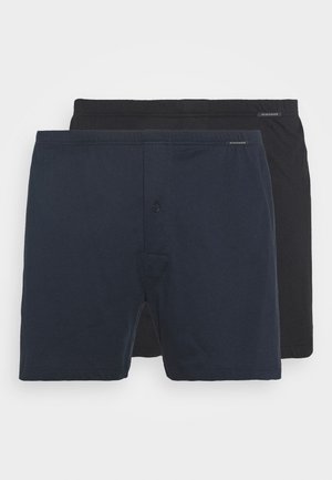Schiesser 2 PACK  - Boxer shorts - black/dark blue