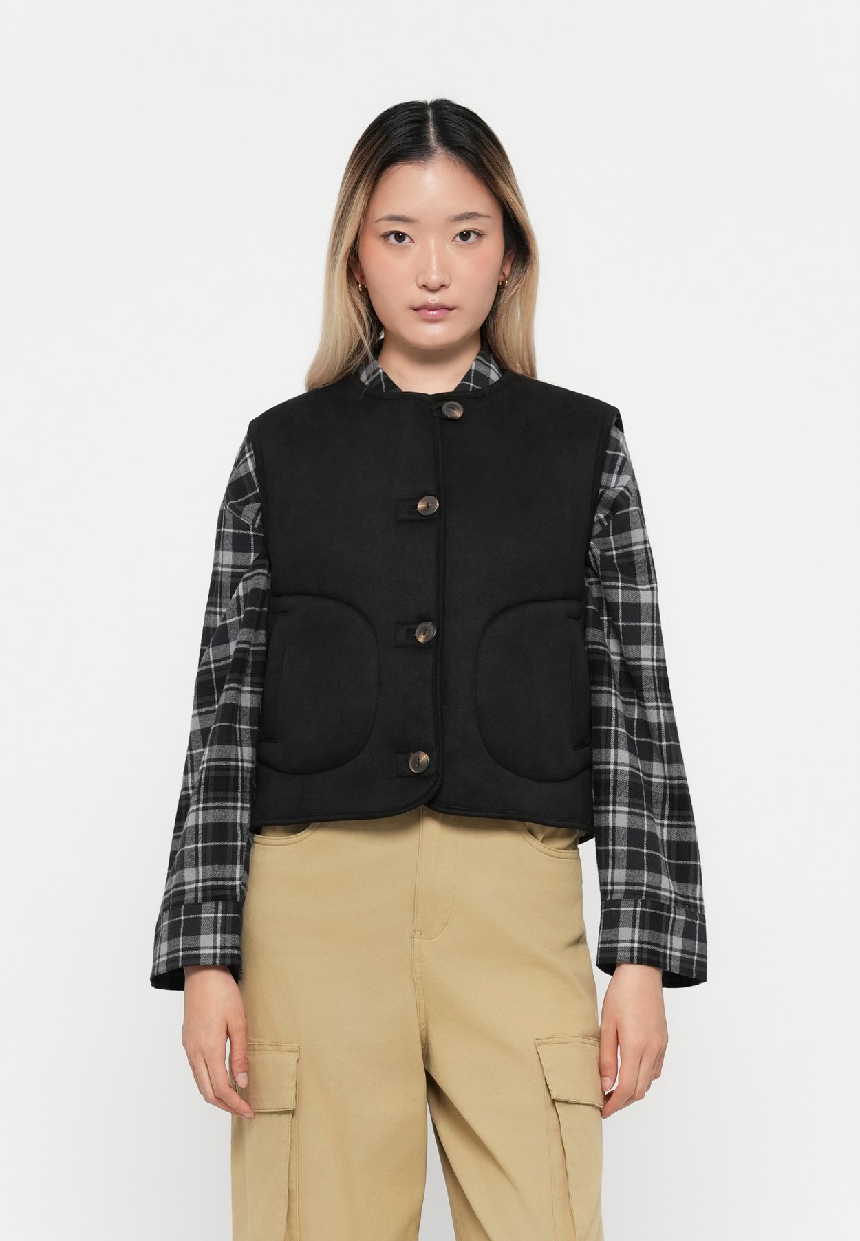 ONLNICO BONDED WAISTCOAT