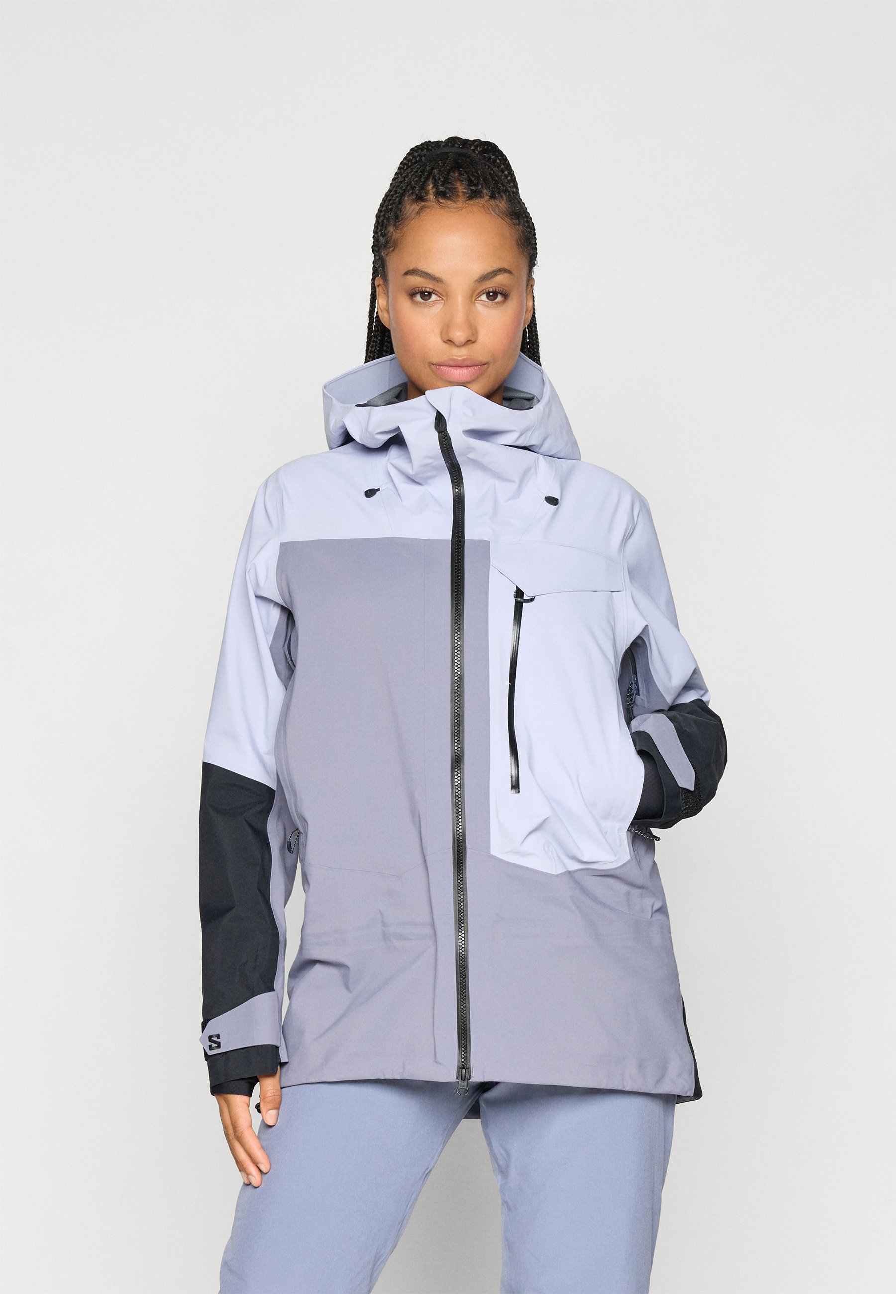 Salomon MOON PATROL JACKET - Ski jacket - cosmic sky/blue granite