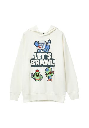 Sweat à capuche - bianco lana