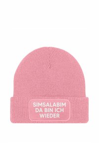 MoonWorks MIT PATCH MIT SPRUCH SIMSALABIM - Beanie - rosa