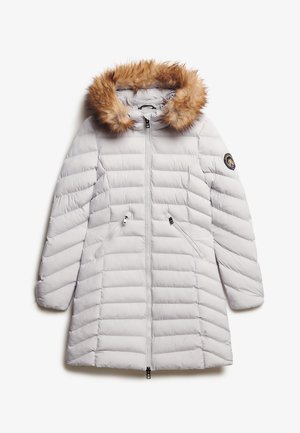 Superdry & Co FUJI HOOD MID LENGTH - Cappotto invernale - moonlight grey