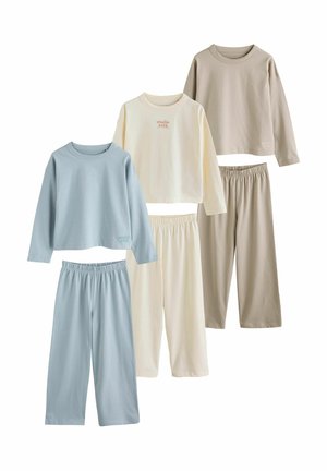 Next, WIDE LONG LEG PYJAMAS 3 PACK SET - Nattøj sæt - neutral turquoise
