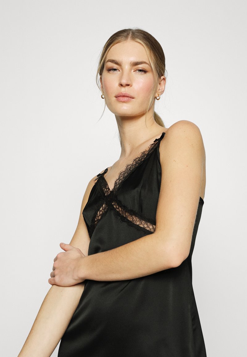 agent provocateur black dress Agent Provocateur Flowy Slip Dress Lace Black Small Medium Sold Out Se –  Afashionistastore main image 0