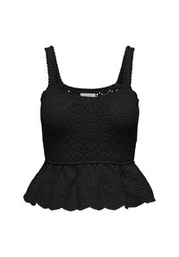 ONLCHRISSIA LIFE SL MIX TOP KNT - Top - black