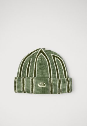 URBAN EXPLORE UNISEX - Kootud müts - bark mist/woodland green/white dune