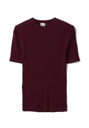 Stefanel, FITTED TOP. - Camiseta básica - purple