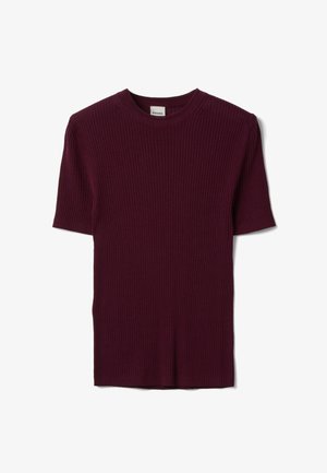 Stefanel, FITTED TOP. - T-shirt basic - purple