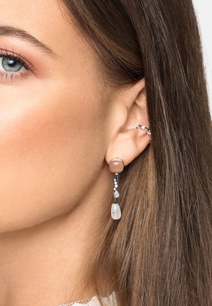 Carolin Stone Jewellery OHRRINGE - Orecchini - silber/rosa/weiß