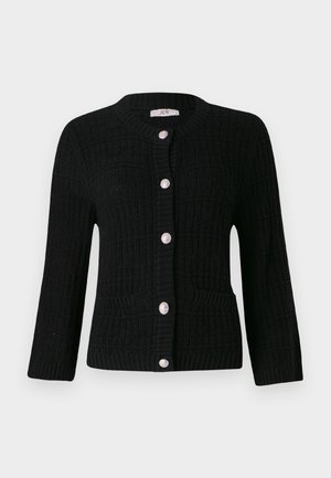 JDY JDYJANNE O NECK CARDIGAN - Kardiganas - black