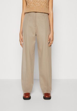 Calvin Klein TAILORED STRAIGHT PANT - Püksid - cinder