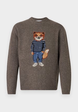 DRESSED FOX JUMPER - Svetrík - dark grey melange