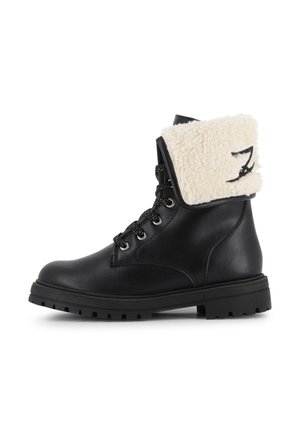 KARL LAGERFELD KIDS ANKLE BOOTS - Bottes à lacets - black