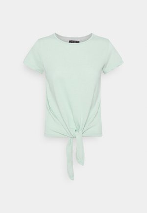 KNOT BABYLON STRIPE - Print T-shirt - neptune green