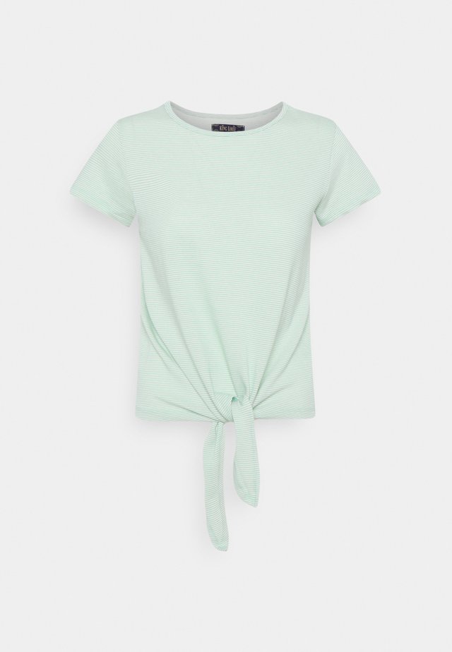 KNOT BABYLON STRIPE - T-shirt print - neptune green
