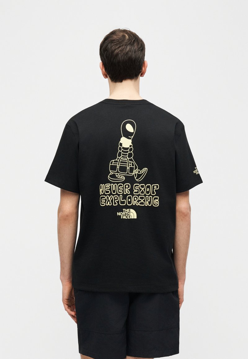 The North Face ALIEN RELAXED SLEEVE TEE GRAPHIC - Triko s potiskem - black