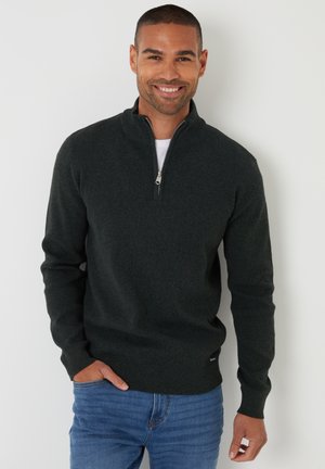 Strickpullover - dark green