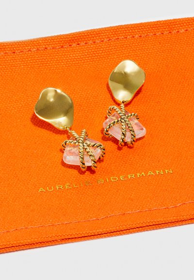 Aurélie Bidermann MYCENE EARRINGS WITH ROCK - Naušnice - gold-coloured
