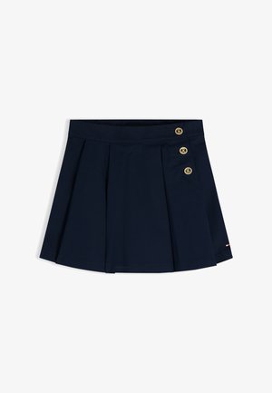 Tommy Hilfiger, BUTTON PLEATED - Φούστα παρεό - dark night navy