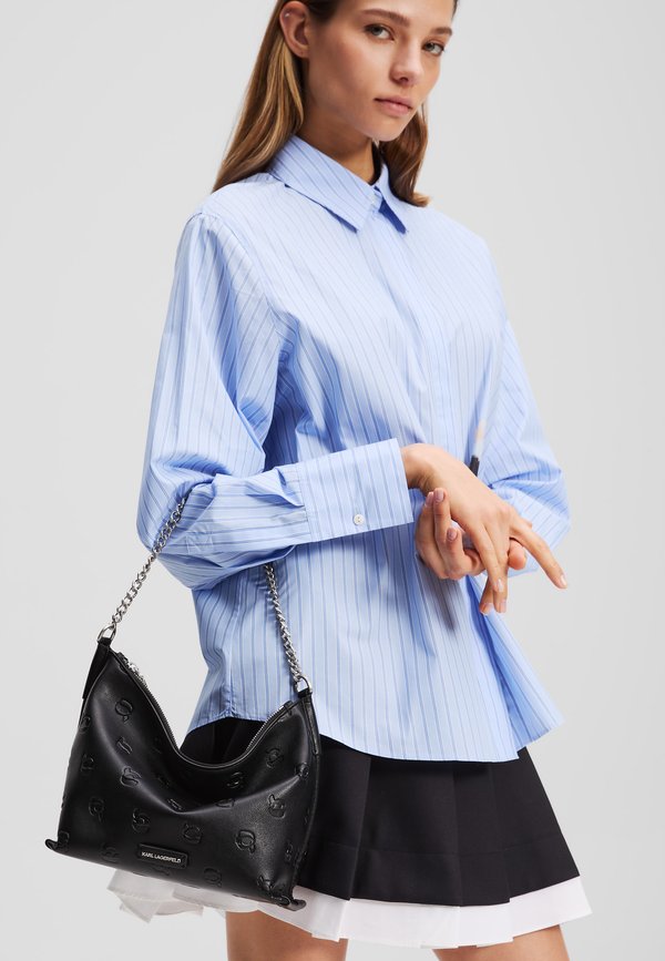 IKON MONOGRAM ZIP SHOULDER BAG - Handbag