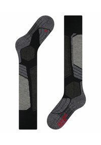 FALKE SK COMFORT - Kniekousen - black mix