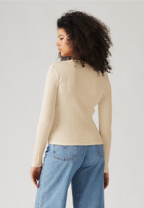 DRY GOODS VACATIONER - Long sleeved top - oatmeal heather3