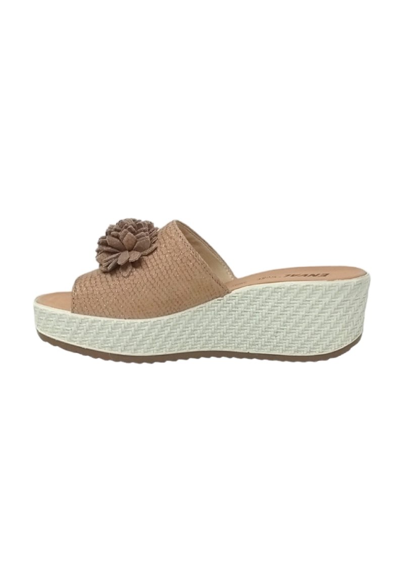 Enval Soft Ciabattine con tacco - beige