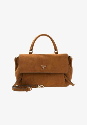 Guess, DEVON TOP HANDLE FLAP - Sac à main - cognac
