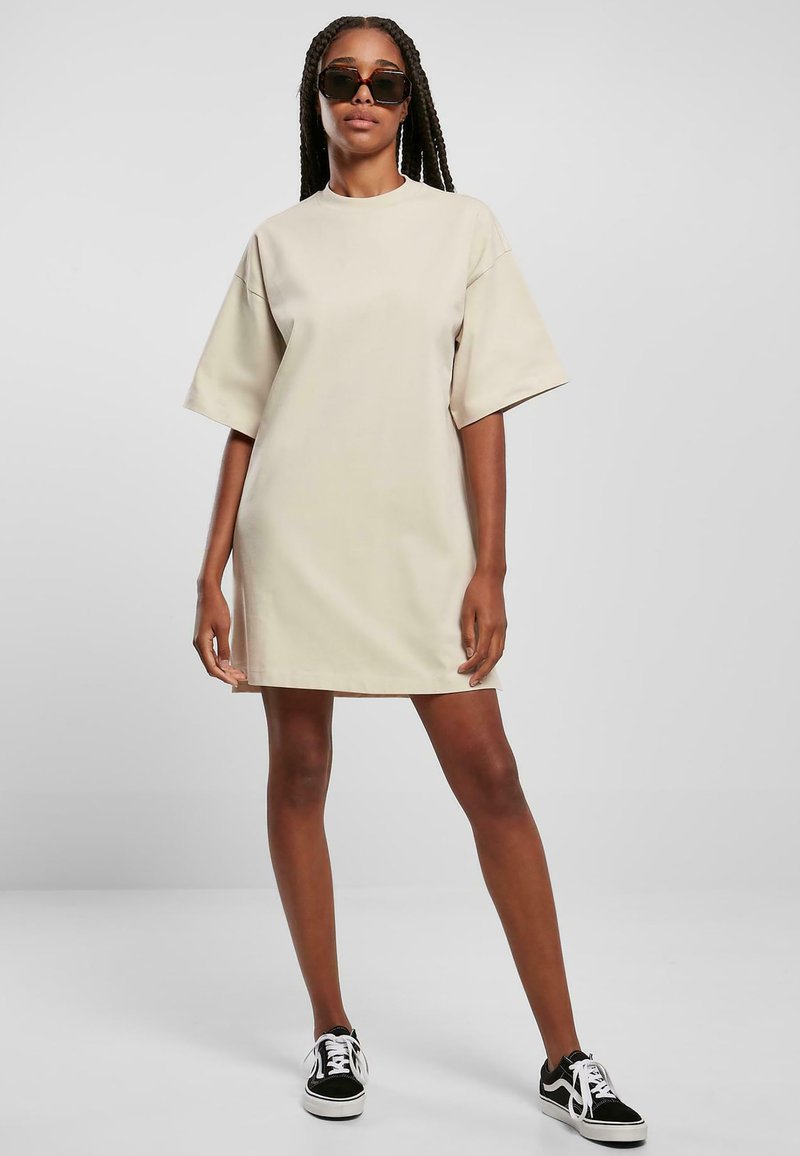 oversized jersey dress Nike Air jersey oversized T-shirt dress in white and black