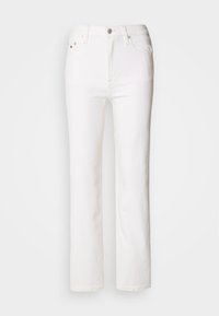 LAYLA SLIM STRAIGHT - Pieguloša piegriezuma džinsi - denim white